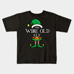 The Wise Old Elf Matching Family Christmas Pajama Kids T-Shirt